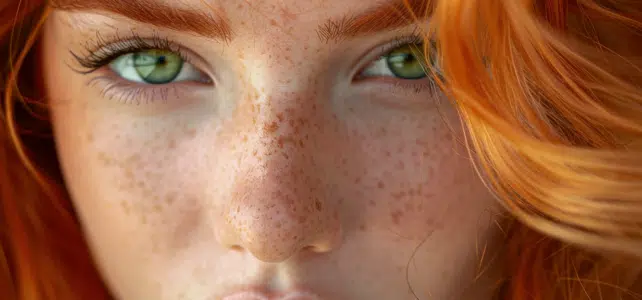 Les secrets de la génétique : pourquoi la combinaison cheveux roux et yeux verts est si exceptionnelle